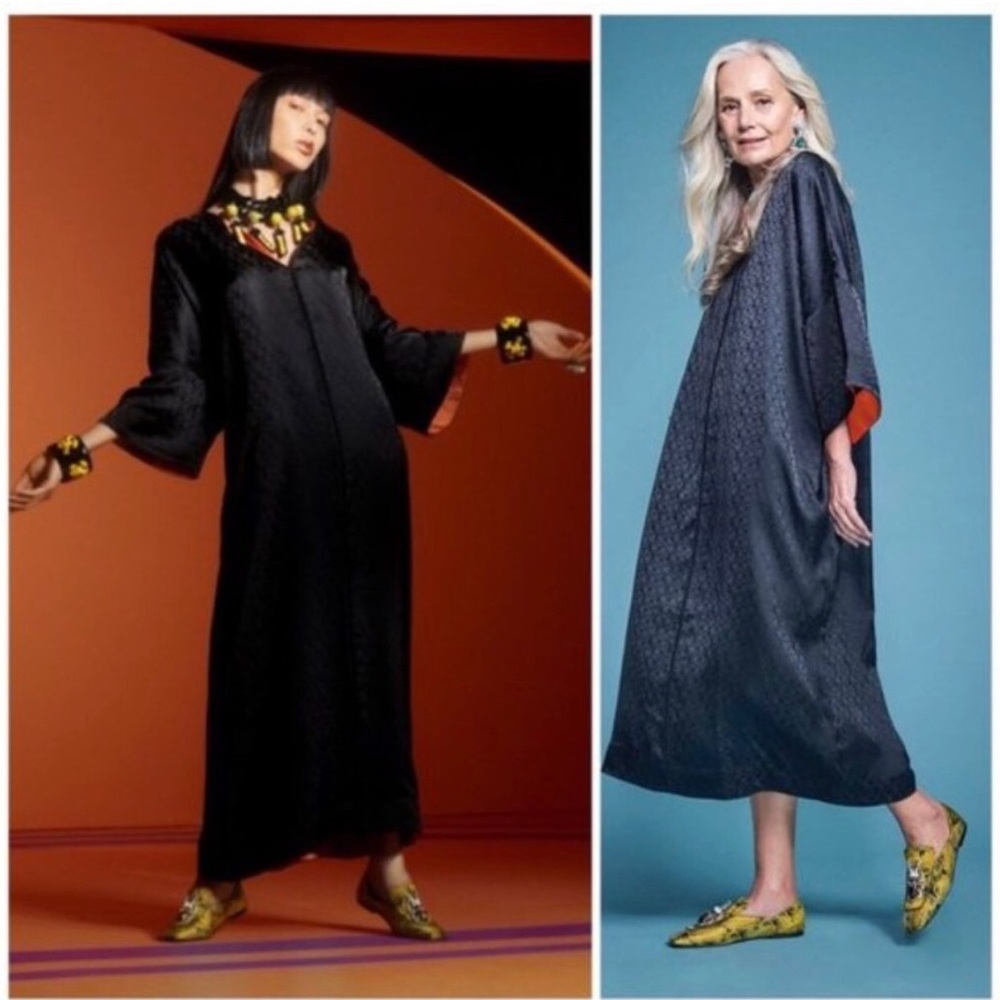 NWT Iris Apfel x H&M Jacquard-Weave Kaftan sz S
